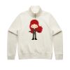 Women Stencil Half Zip Hood Thumbnail